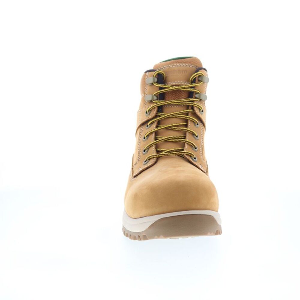 Dunham Mens 8000 Works Waterproof Safety Plain Toe Boot Brown Boots (NWT) - Picture 2 of 4